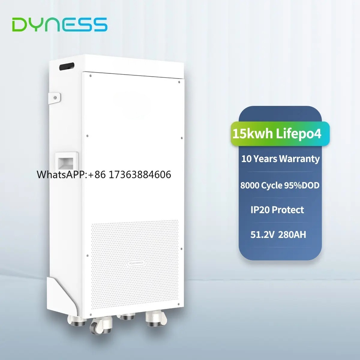Lifepo4 Battery Pack - Dyness Roller Lithium Battery 51.2 Volt