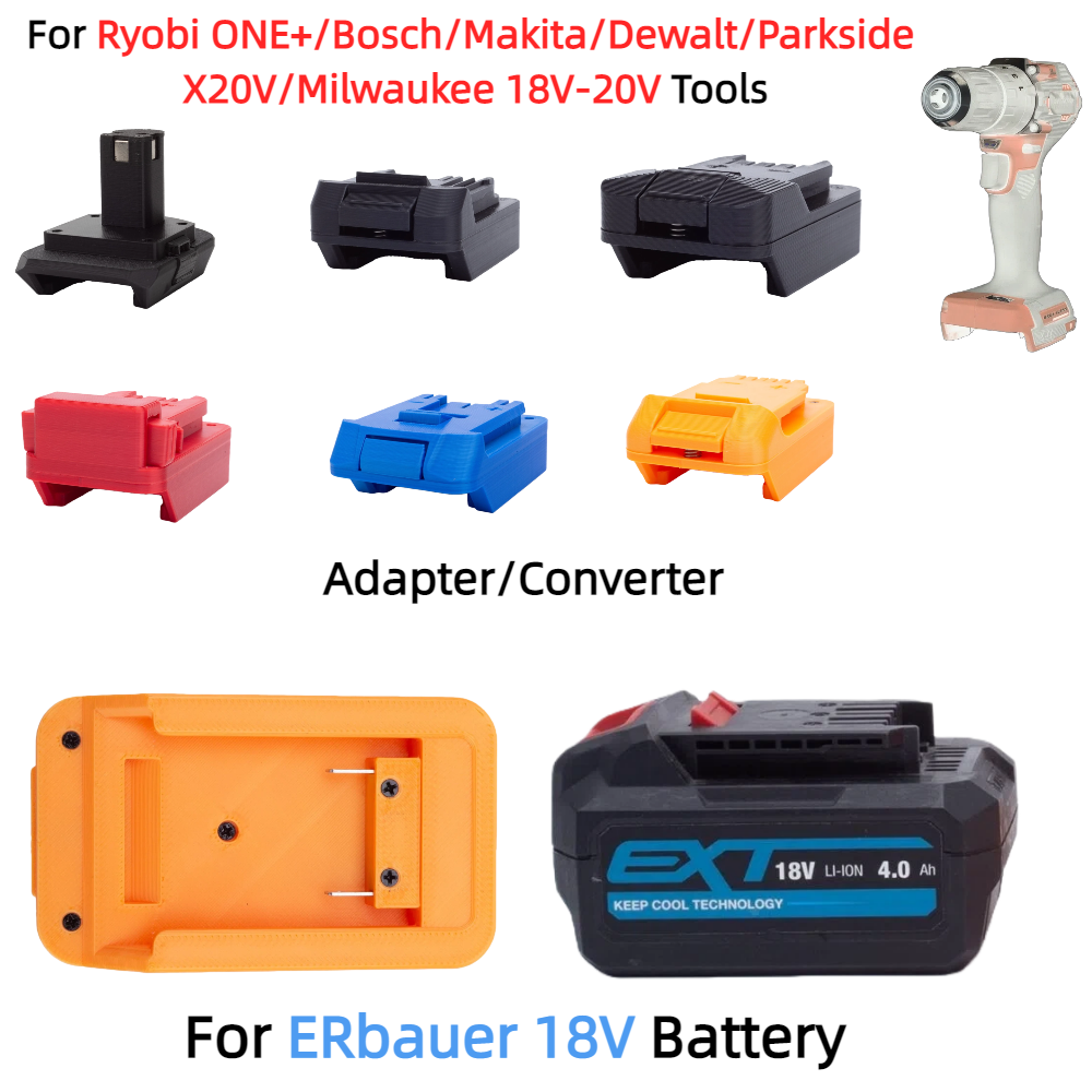 Agm Deep Cycle Battery - Adapter/Converter for ERbauer 18V Li-ion Battery