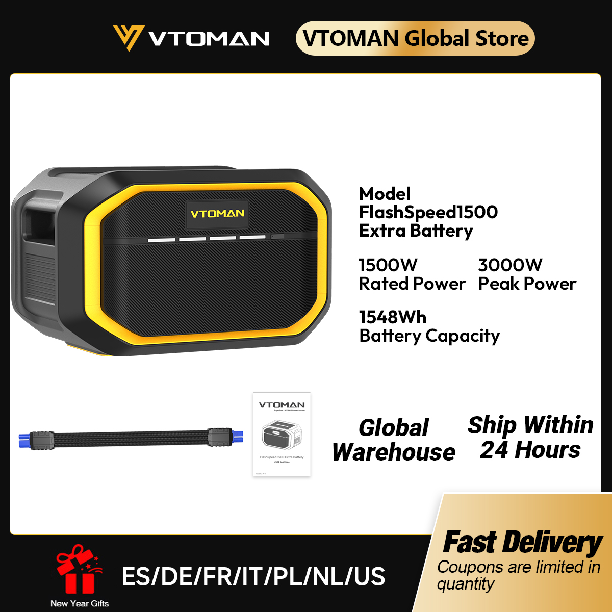 VTOMAN This FlashSpeed1500 Ext - Lifepo4 Battery Pack avis et prix