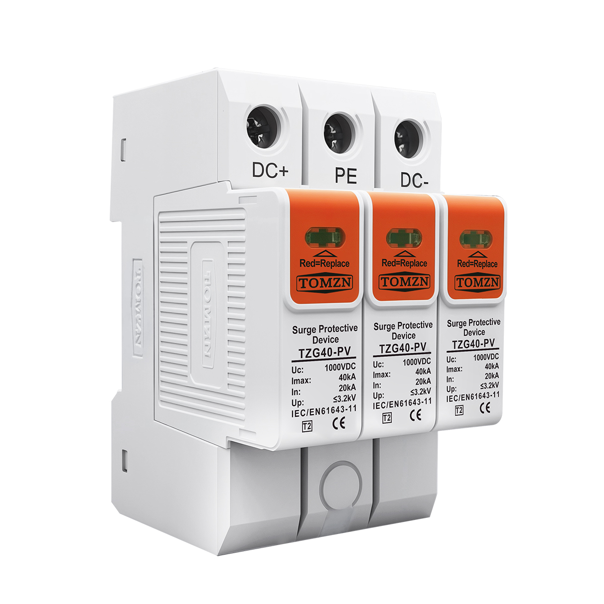 TZG40-PV 3P 1000V 1200V 1500V  - Din Rail Circuit Breaker avis et prix
