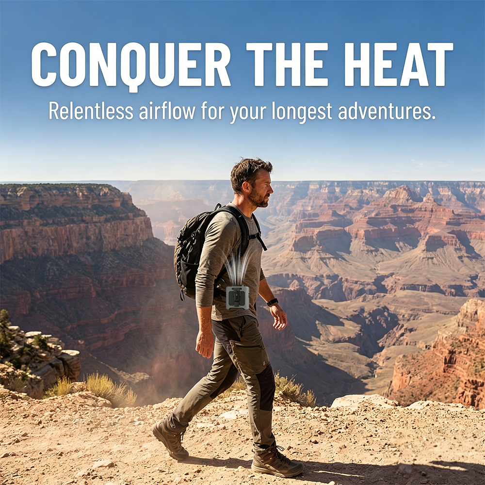 Portable Waist Fan Mini Hangin - Renewable Energy Sources avis et prix