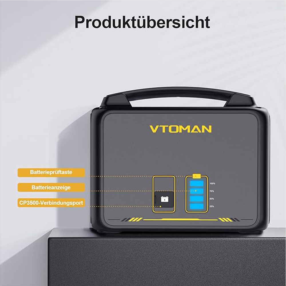VTOMAN Jump 1500 Extra Battery - Lifepo4 Battery Pack avis et prix