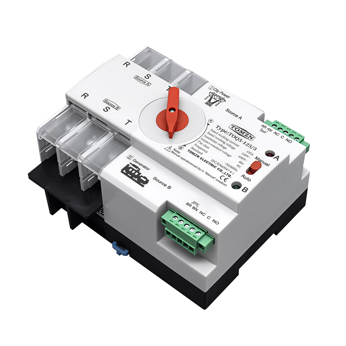 TOMZN Din Rail 2P 3P 4P ATS Du - Din Rail Circuit Breaker avis et prix