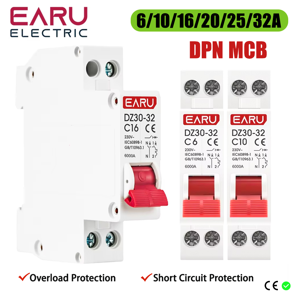 DZ30-32 DPN 1P+N Mini Circuit  - Din Rail Circuit Breaker avis et prix