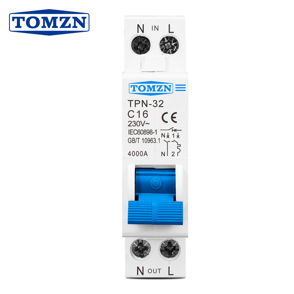 TOMZN TPN 1P+N Mini Circuit Br - Din Rail Circuit Breaker avis et prix