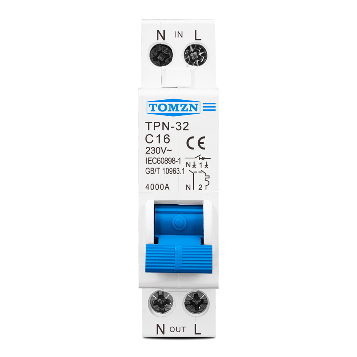TOMZN TPN 1P+N Mini Circuit Br - Din Rail Circuit Breaker avis et prix