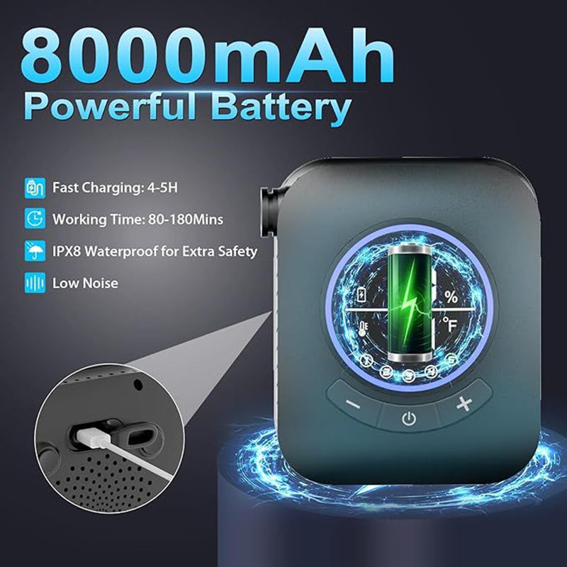 Camping Shower 3.6V 8000mAh IP - Renewable Energy Sources avis et prix