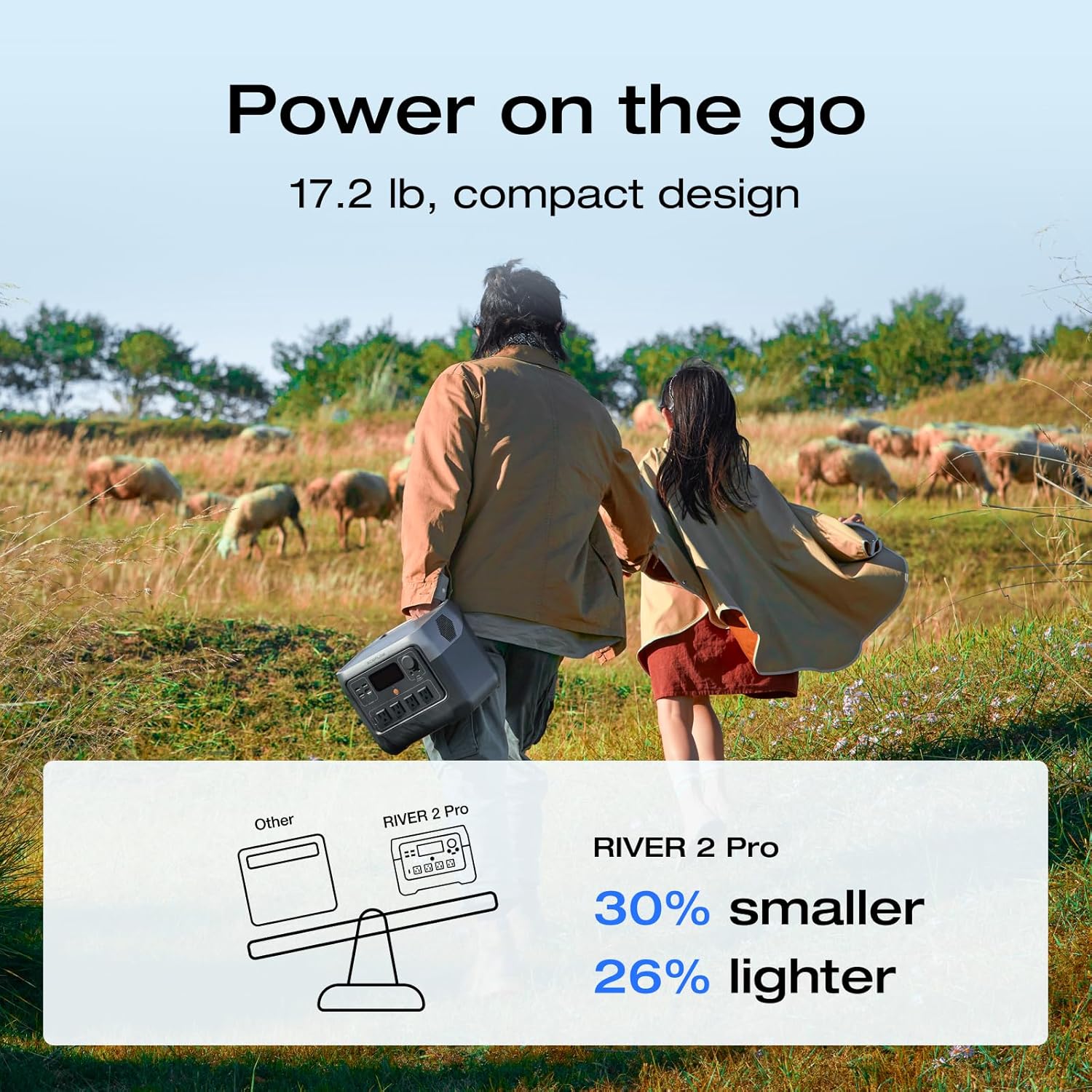ECOFLOW Solar Generator RIVER  - Lifepo4 Battery Pack avis et prix