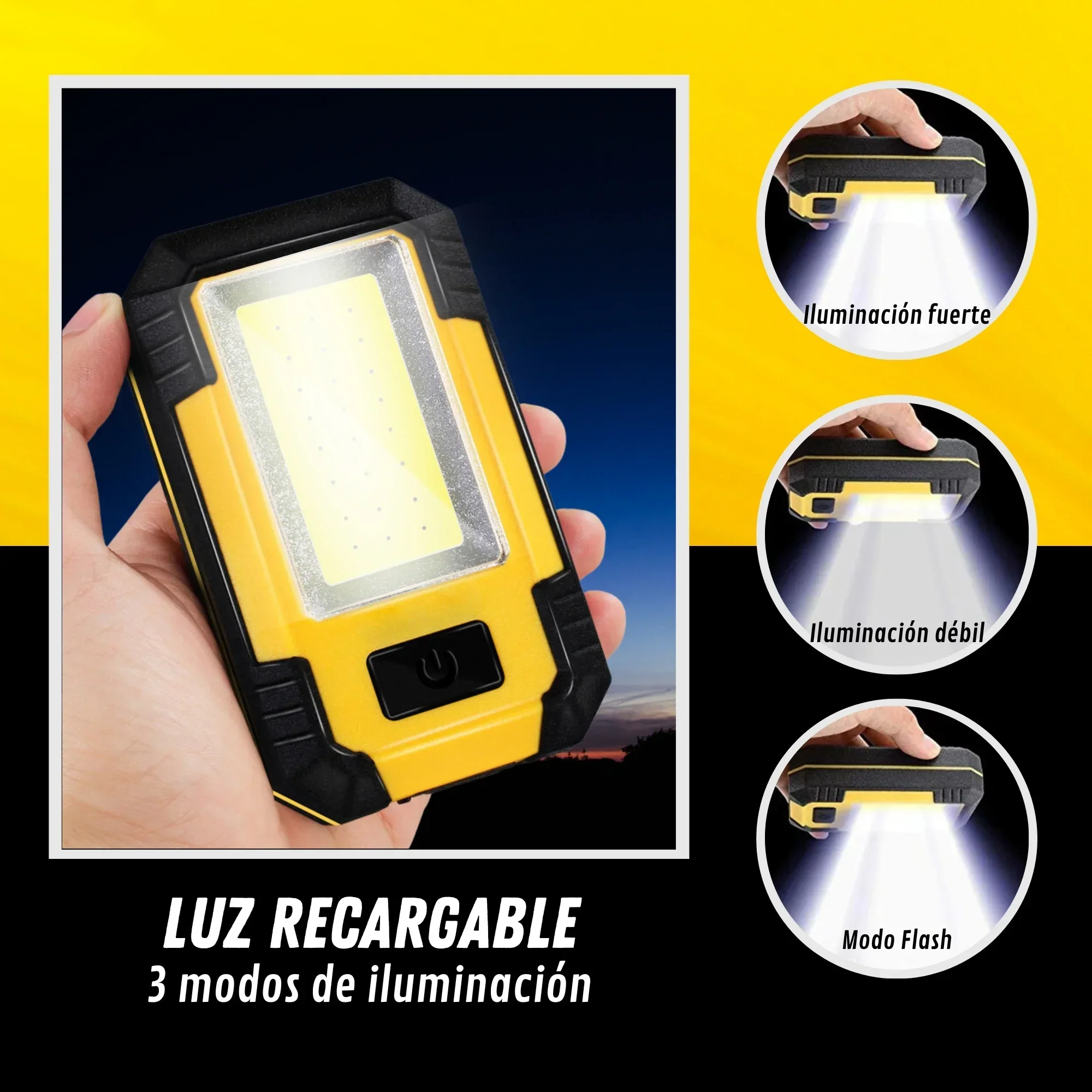 4000MaH Rechargeable Work Ligh - Renewable Energy Sources avis et prix