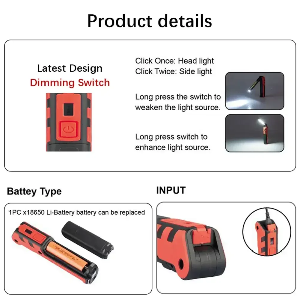 Dimmable COB LED Work Light US - Renewable Energy Sources avis et prix