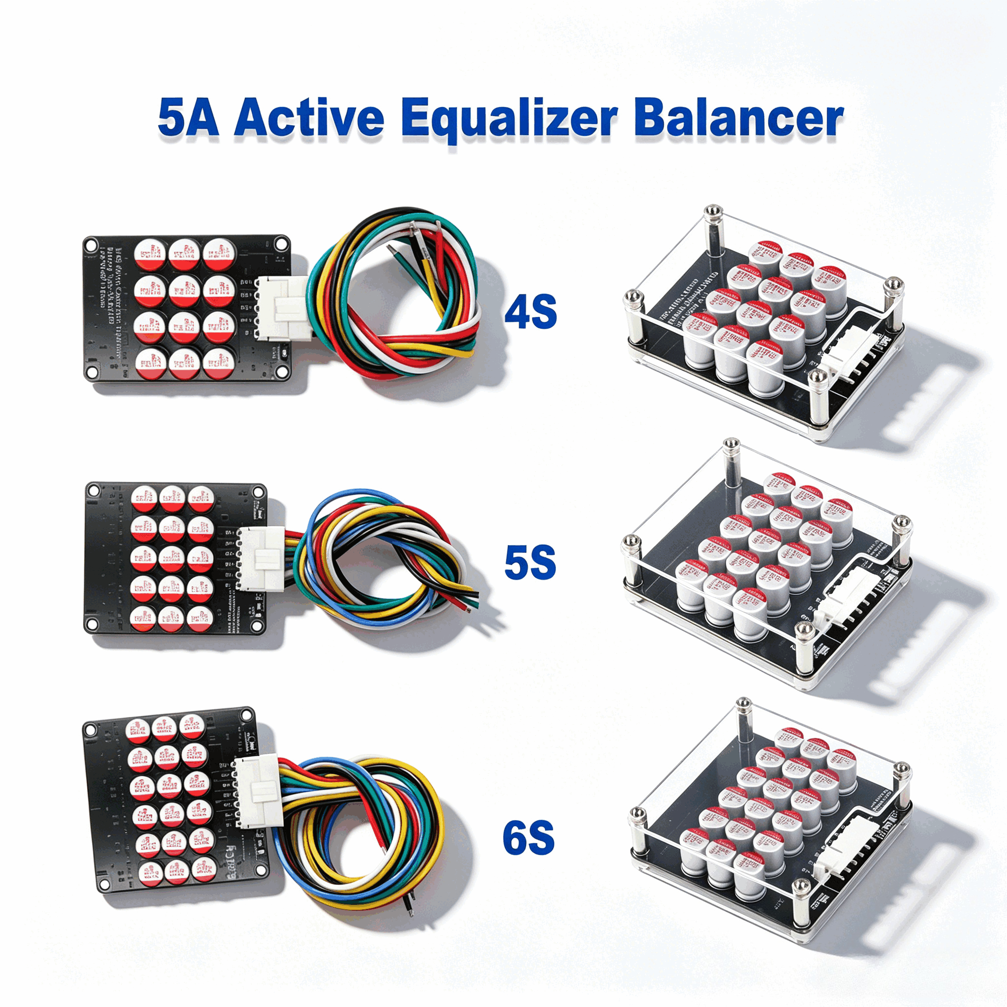 1pcs 5A 4S  Active Equalizer B - Lifepo4 Battery Pack avis et prix