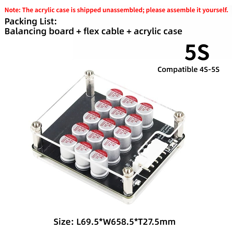 1pcs 5A 4S  Active Equalizer B - Lifepo4 Battery Pack avis et prix
