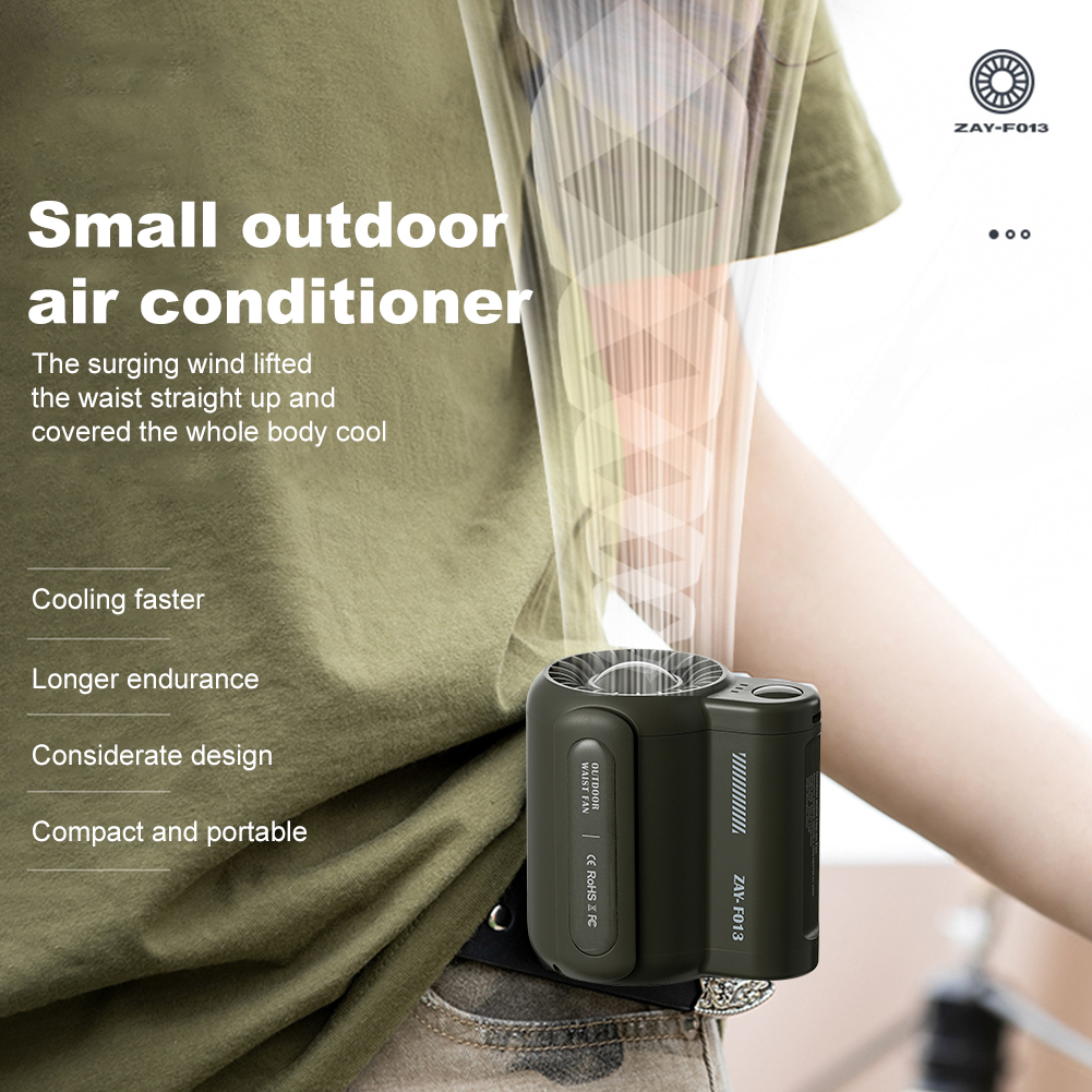Mini Travel Wearable Waist Fan - Renewable Energy Sources avis et prix