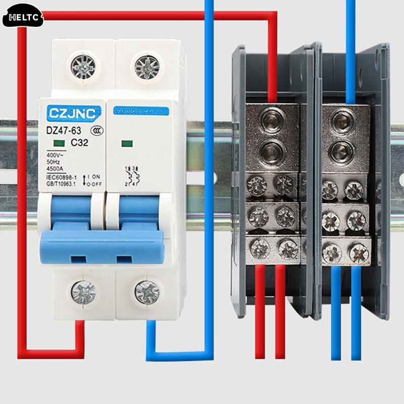 1PCS 150A Din Rail Terminal Bl - Din Rail Circuit Breaker avis et prix
