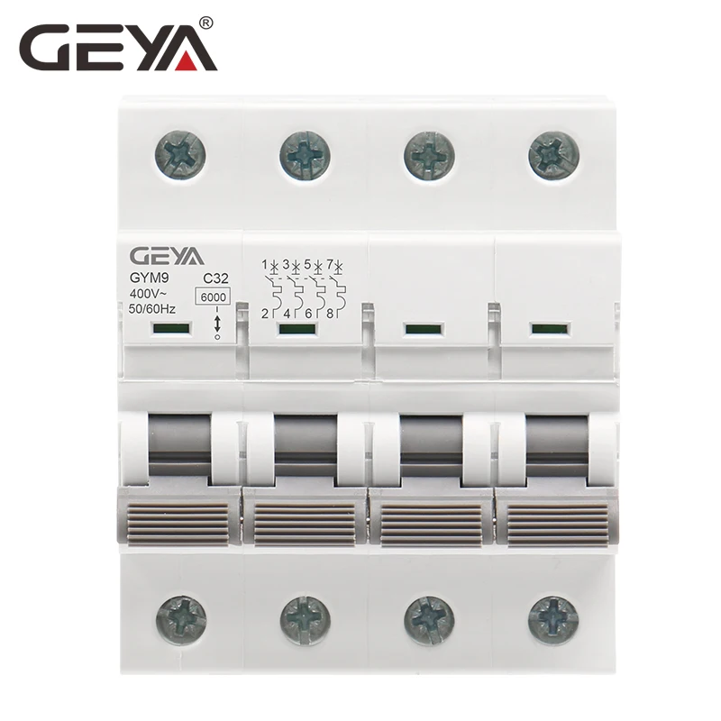 GEYA GYM9 4P MCB 6A-63A 6KA Br - Din Rail Circuit Breaker avis et prix