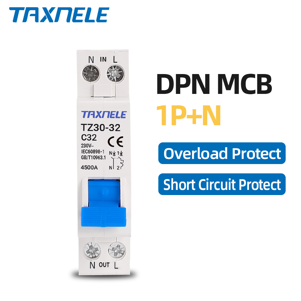 TZ30-32 DPN 1P+N Mini Circuit  - Din Rail Circuit Breaker avis et prix
