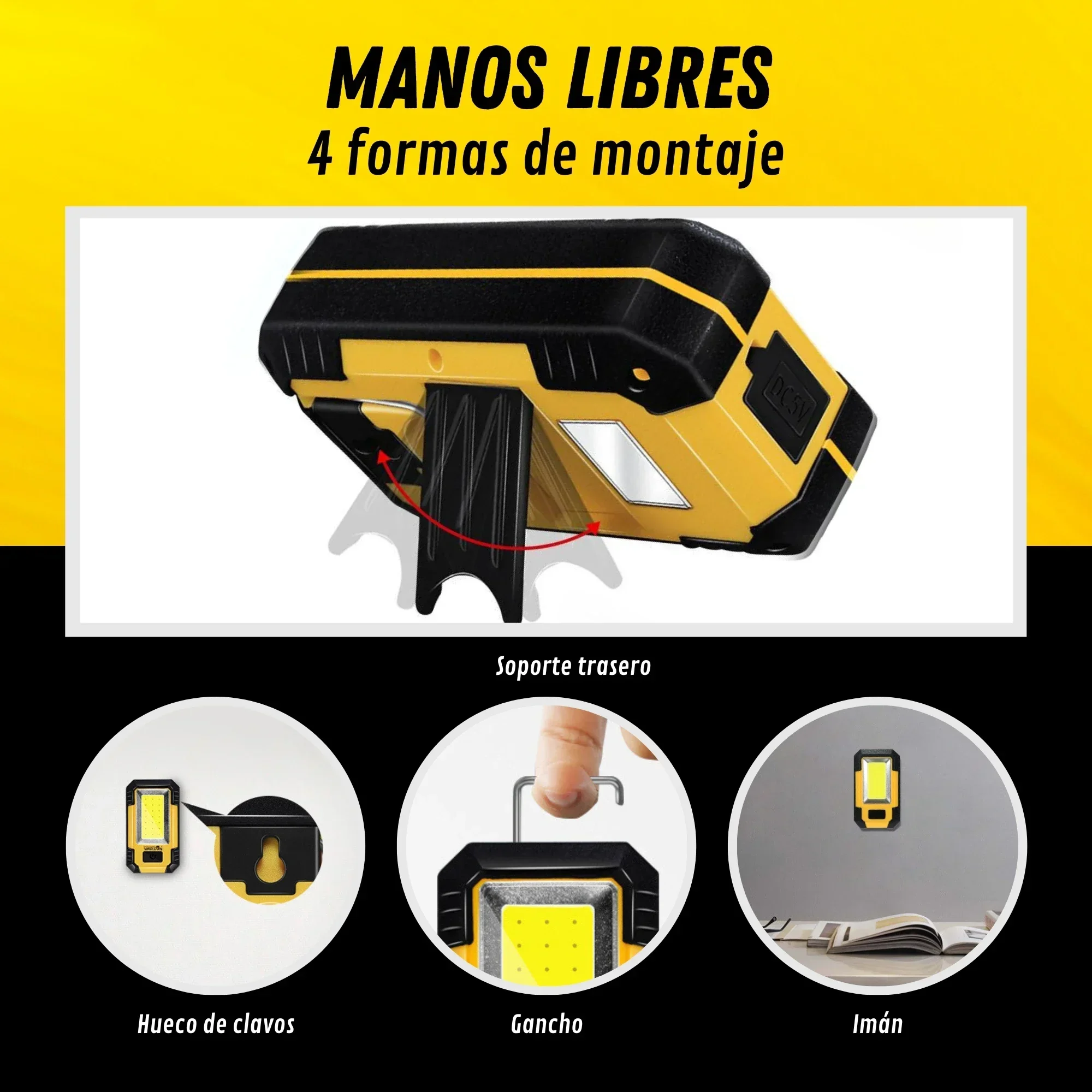 4000MaH Rechargeable Work Ligh - Renewable Energy Sources avis et prix
