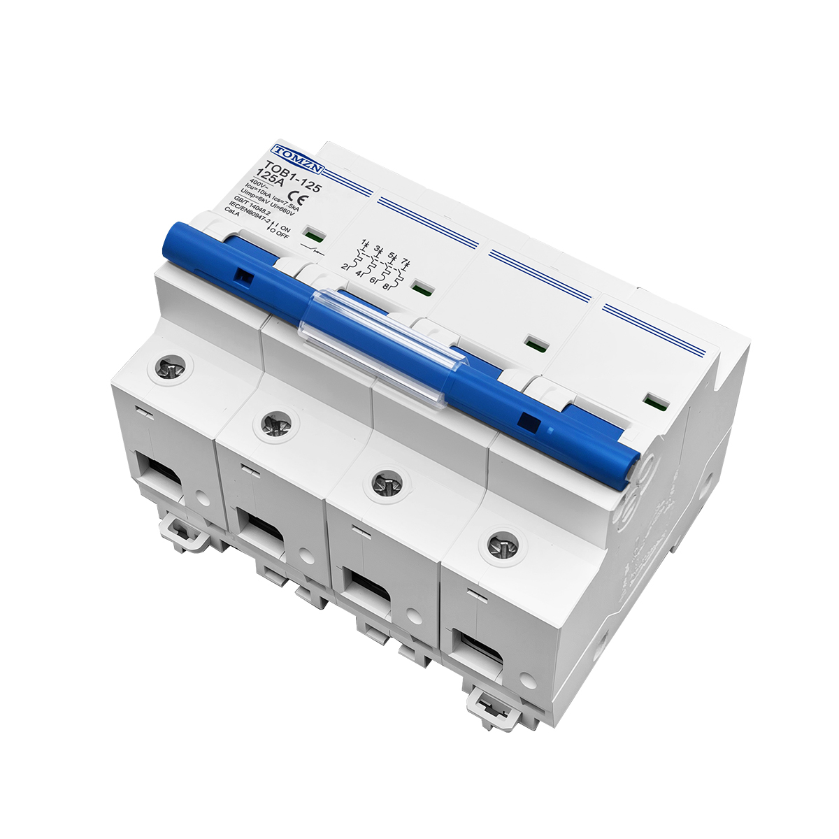 1P 2P 3P 4P 400V AC High-curre - Din Rail Circuit Breaker avis et prix