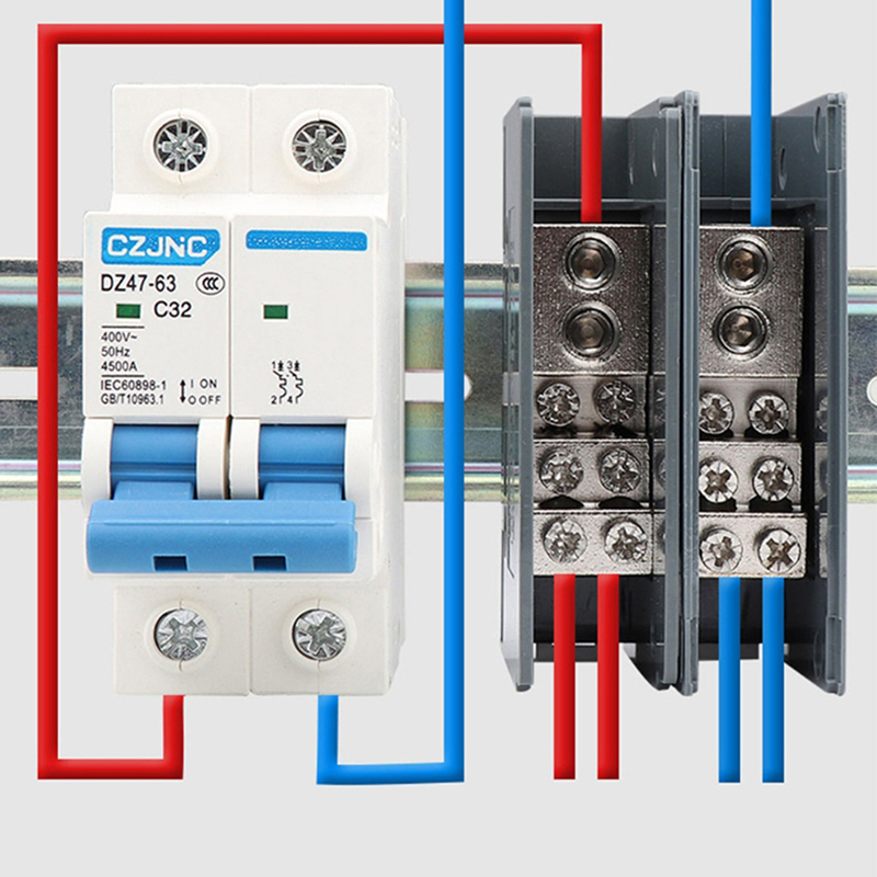 150A Din Rail Terminal Block D - Din Rail Circuit Breaker avis et prix
