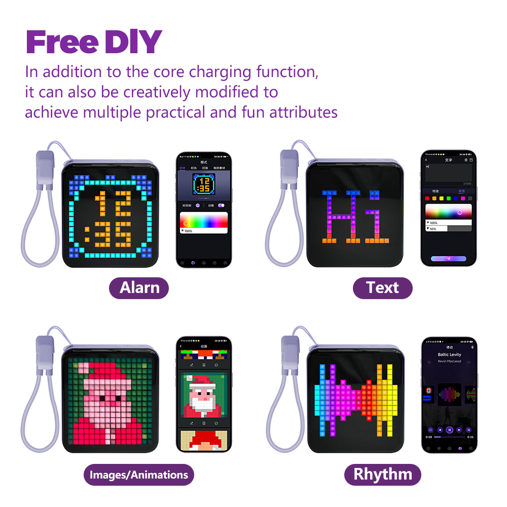 Custom DIY Pixel Pattern Porta - Renewable Energy Sources avis et prix