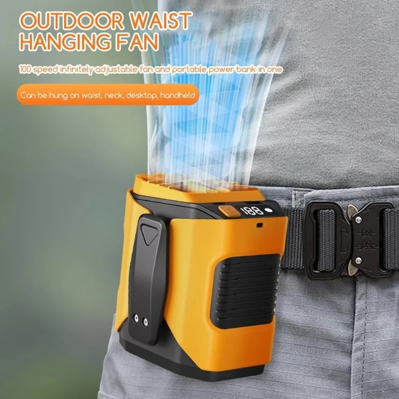 Rechargeable Waist Fan Portabl - Renewable Energy Sources avis et prix