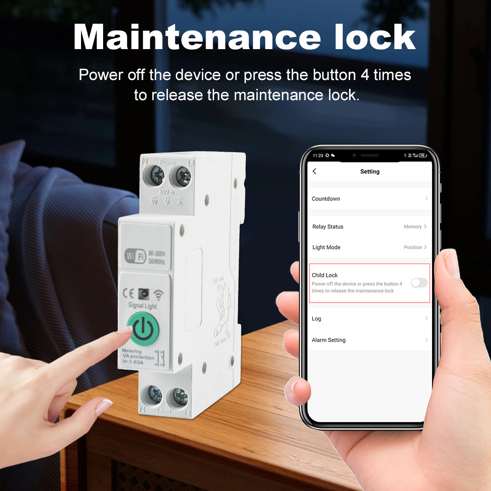 Smart WiFi Circuit Breaker Swi - Din Rail Circuit Breaker avis et prix